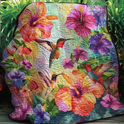 Hummingbird Lovers XR1007015CL Quilt