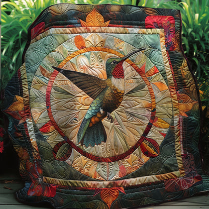 Hummingbird Mandala XR1707011CL Quilt