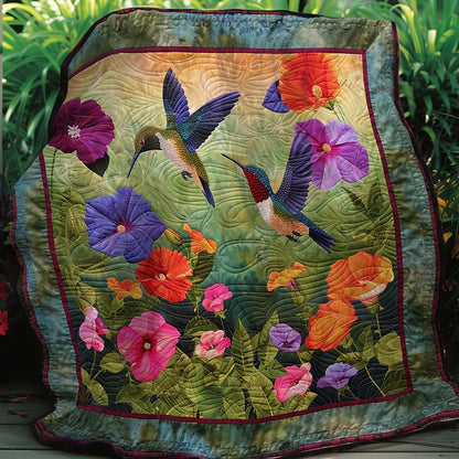 Hummingbirds XR1707003CL Quilt