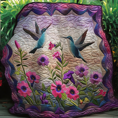 Hummingbirds XR2606011CL Quilt