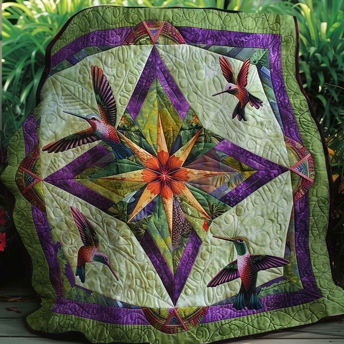 Love Hummingbirds XR0207028CL Quilt