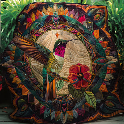 Mandala Hummingbird XR2207006CL Quilt