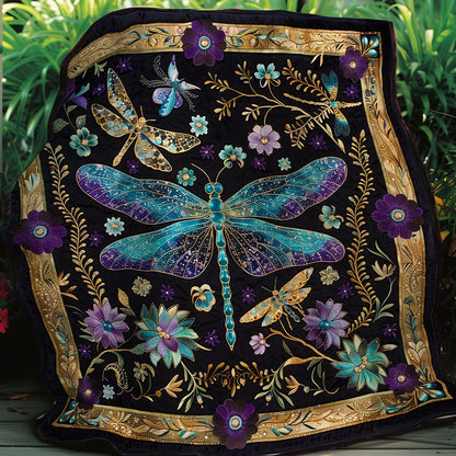 Night Dragonflies XR0207032CL Quilt