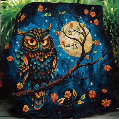 Owl And The Moonlight WO0808061CL Quilt