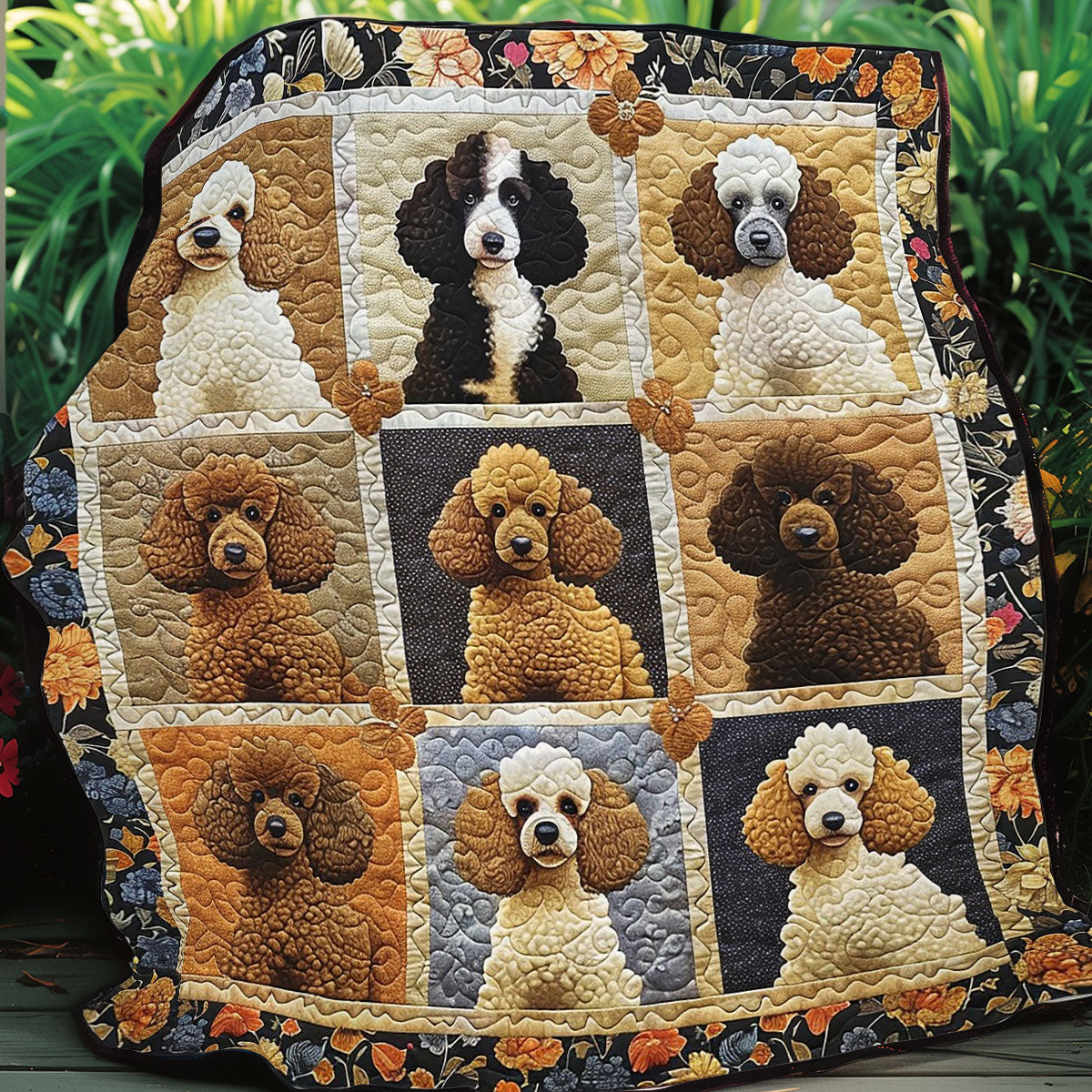 Poodle Is Gentle WO0908032CL Quilt