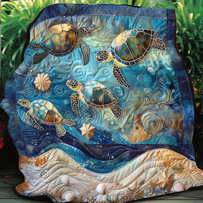 Sea Turtles WO0808015CL Quilt