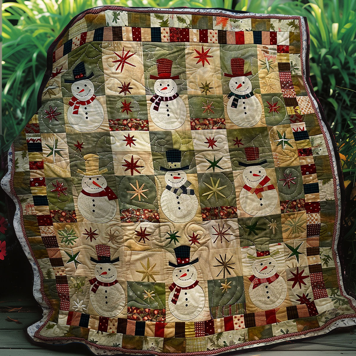 Snowman Christmas XR2806012CL Quilt