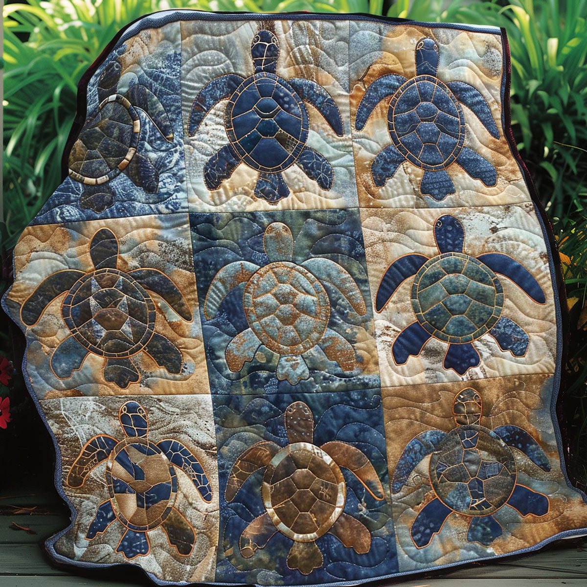 Turtle Tide WO0808018CL Quilt