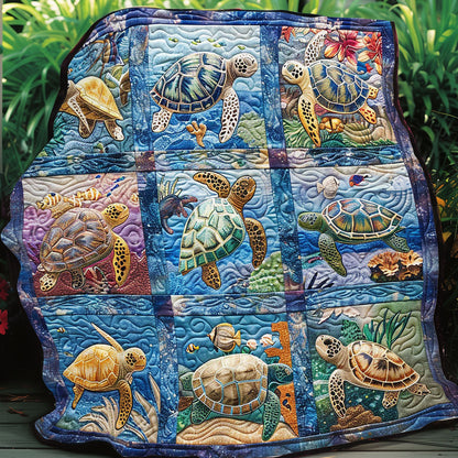 Turtles Ocean WO1008028CL Quilt