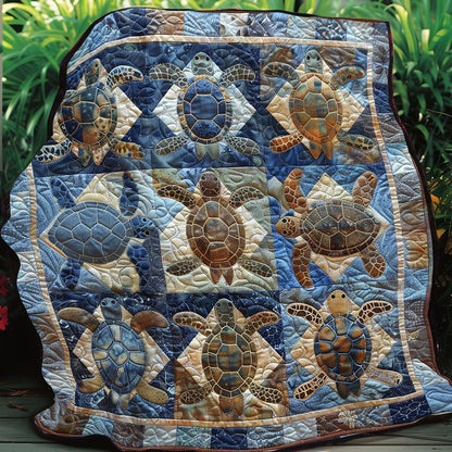 Turtles Tide WO0808017CL Quilt