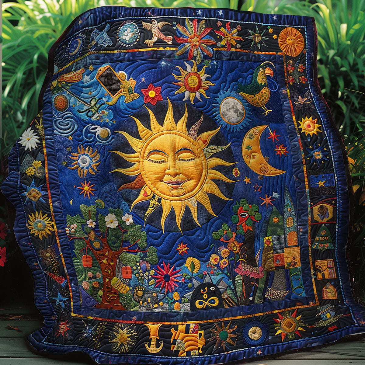 Whimsical Sun XR0507013CL Quilt