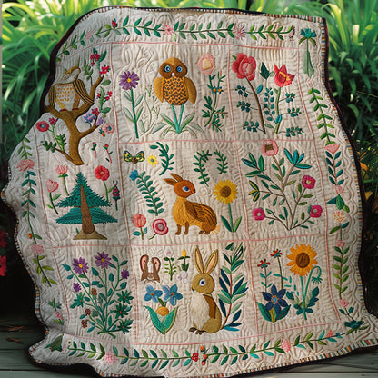 Woodland Animals XR0207018CL Quilt