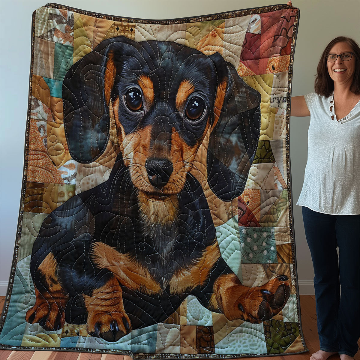 Dachshund WO2507003CL Quilt