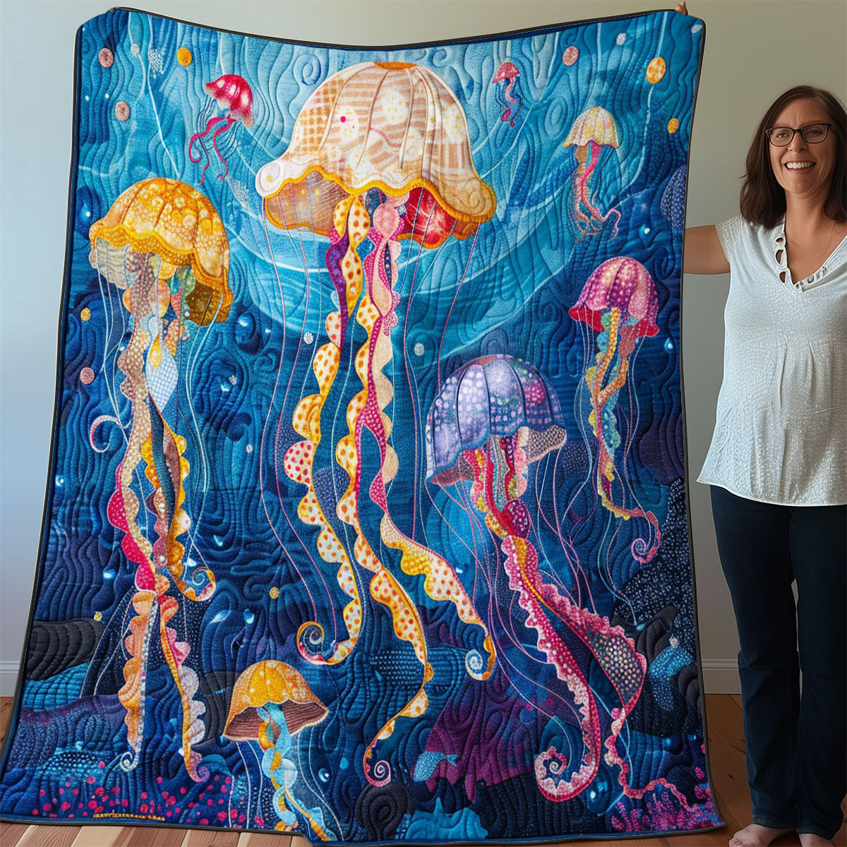 Jellyfish WO3007023CL Quilt