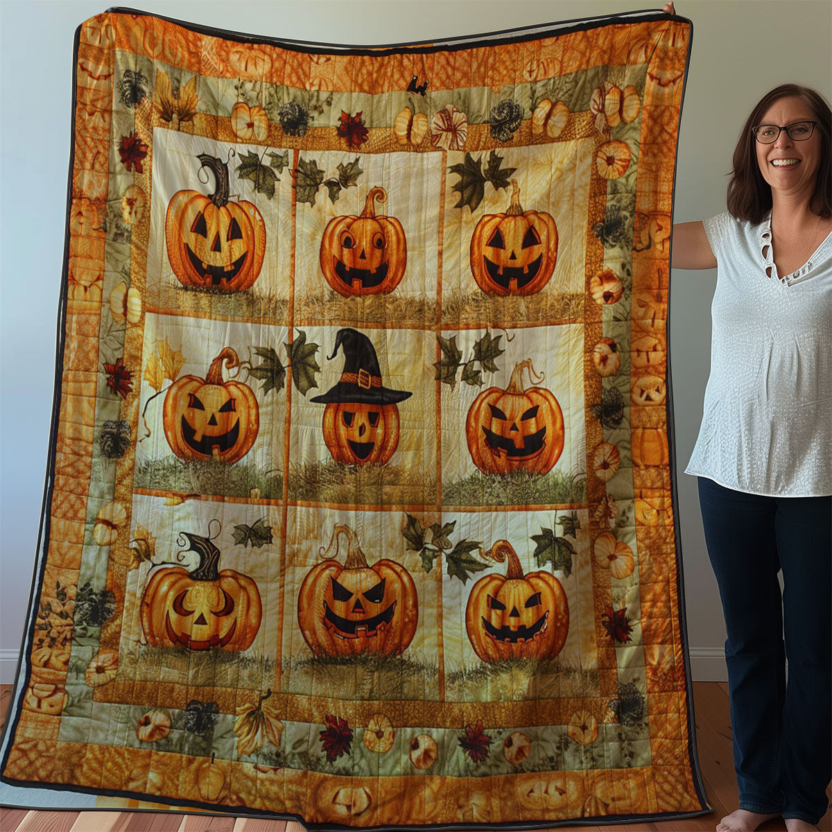 Pumpkin WO2507006CL Quilt