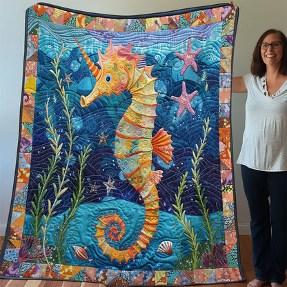 Seahorse Ocean WO3007015CL Quilt