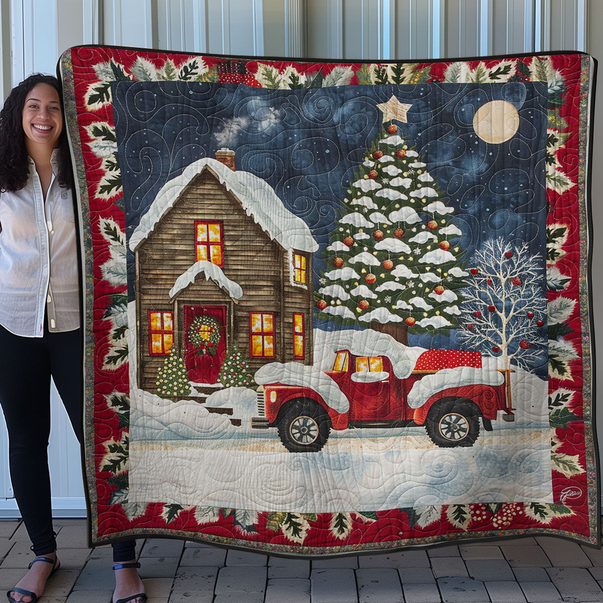 Christmas Truck WO2607010CL Quilt