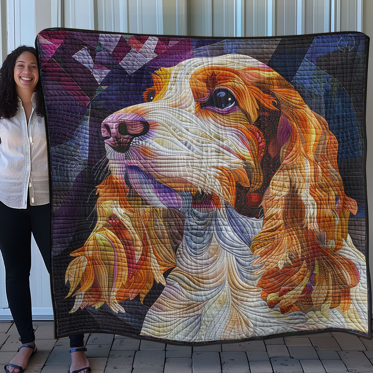 Cocker Spaniel WO2607005CL Quilt