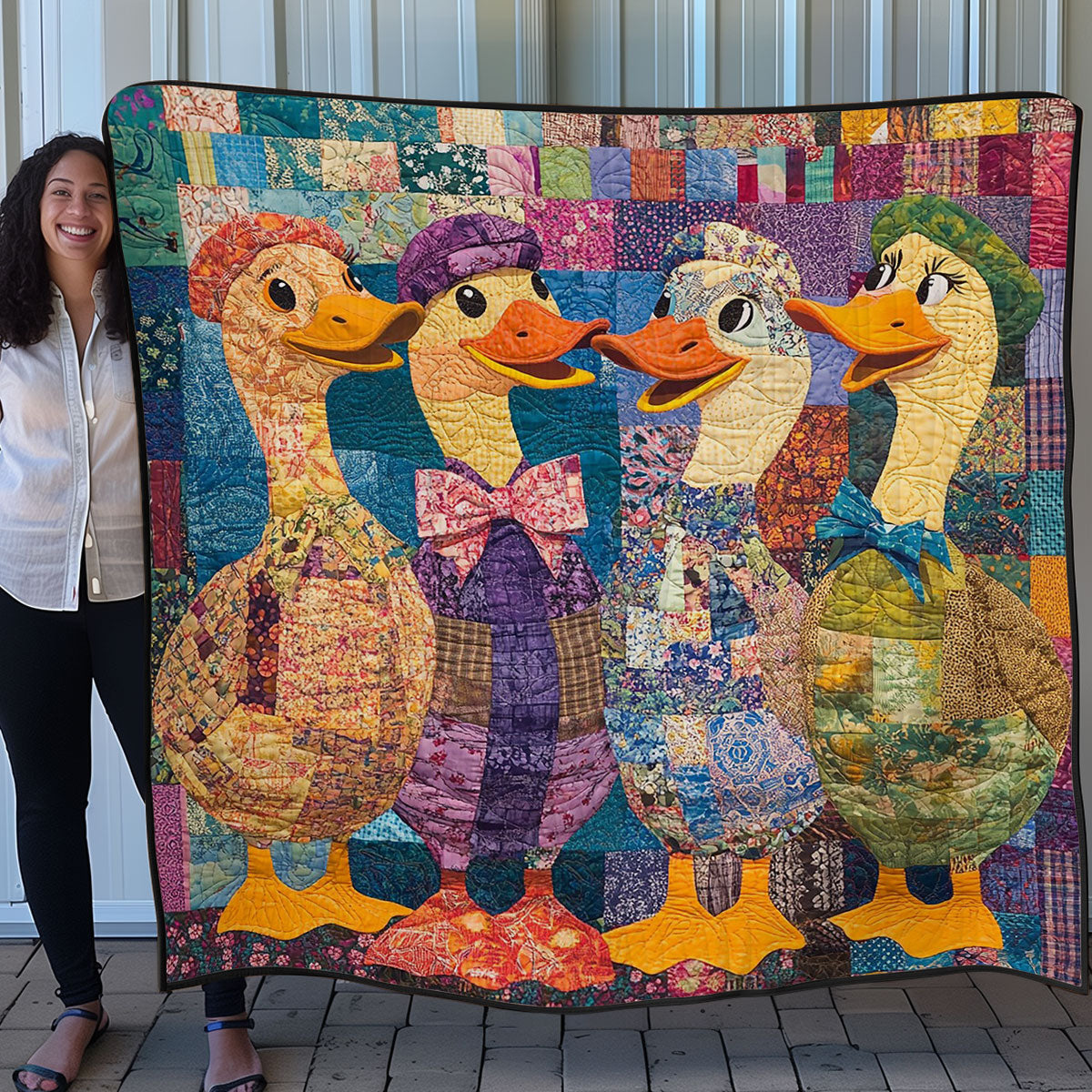 Ducks WO0108004CL Quilt