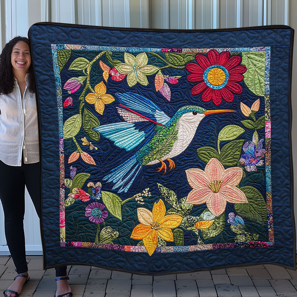 Hummingbird WO0108038CL Quilt