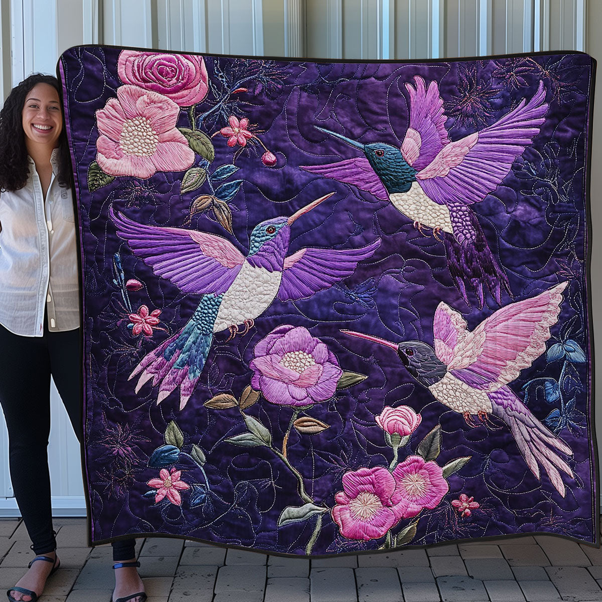 Hummingbird WO0608018CL Quilt