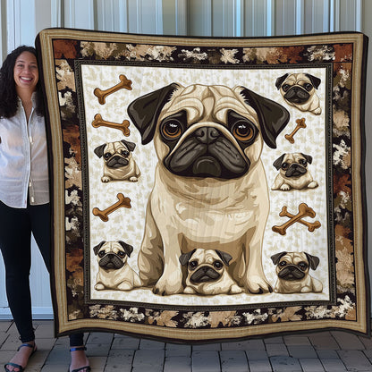 Pugdog WO0208020CL Quilt