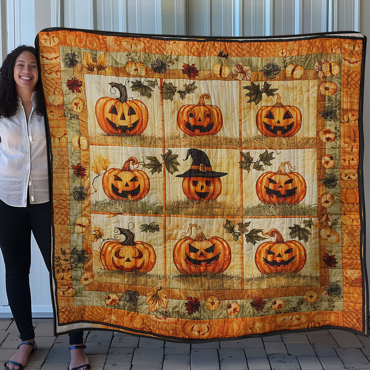 Pumpkin WO2507006CL Quilt