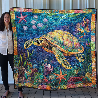 Turtle Under The Sea WO0508013CL Quilt