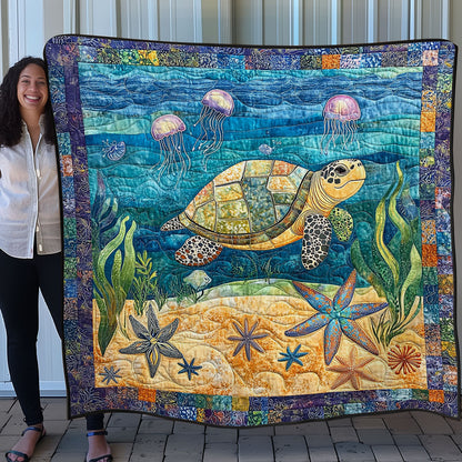 Under The Sea With Turtle WO0508012CL Quilt