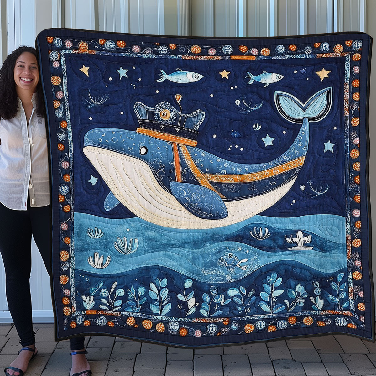 Whale WO0608021CL Quilt