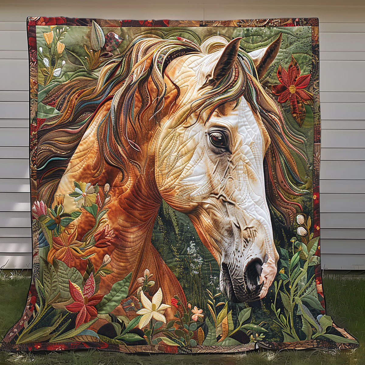 Attractive Horse XR0908022CL Quilt