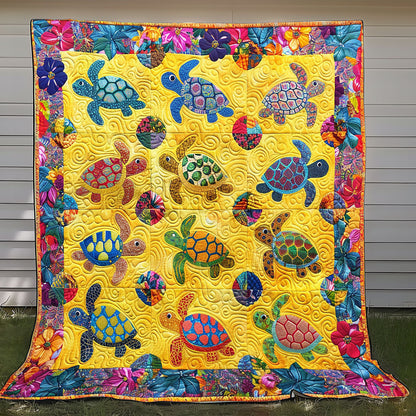 Baby Turtle Summer XR1308046CL Quilt