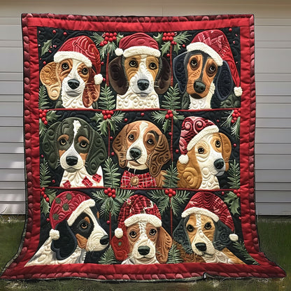 Beagles Santa Claus XR1508027CL Quilt