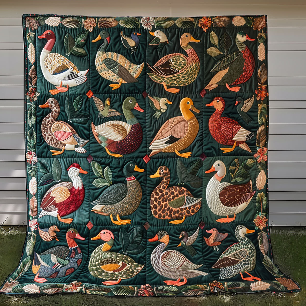 Beautiful Ducks XR1508042CL Quilt