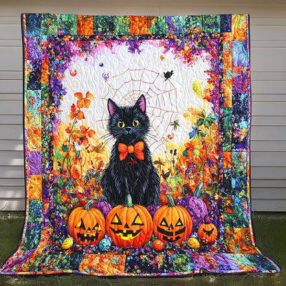 Black Cat In Halloween XR0808004CL Quilt