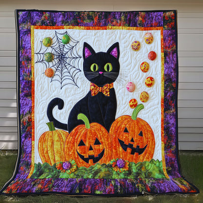 Black Cat In Halloween XR0808005CL Quilt