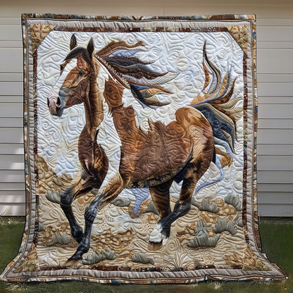 Brown Horse XR0908019CL Quilt