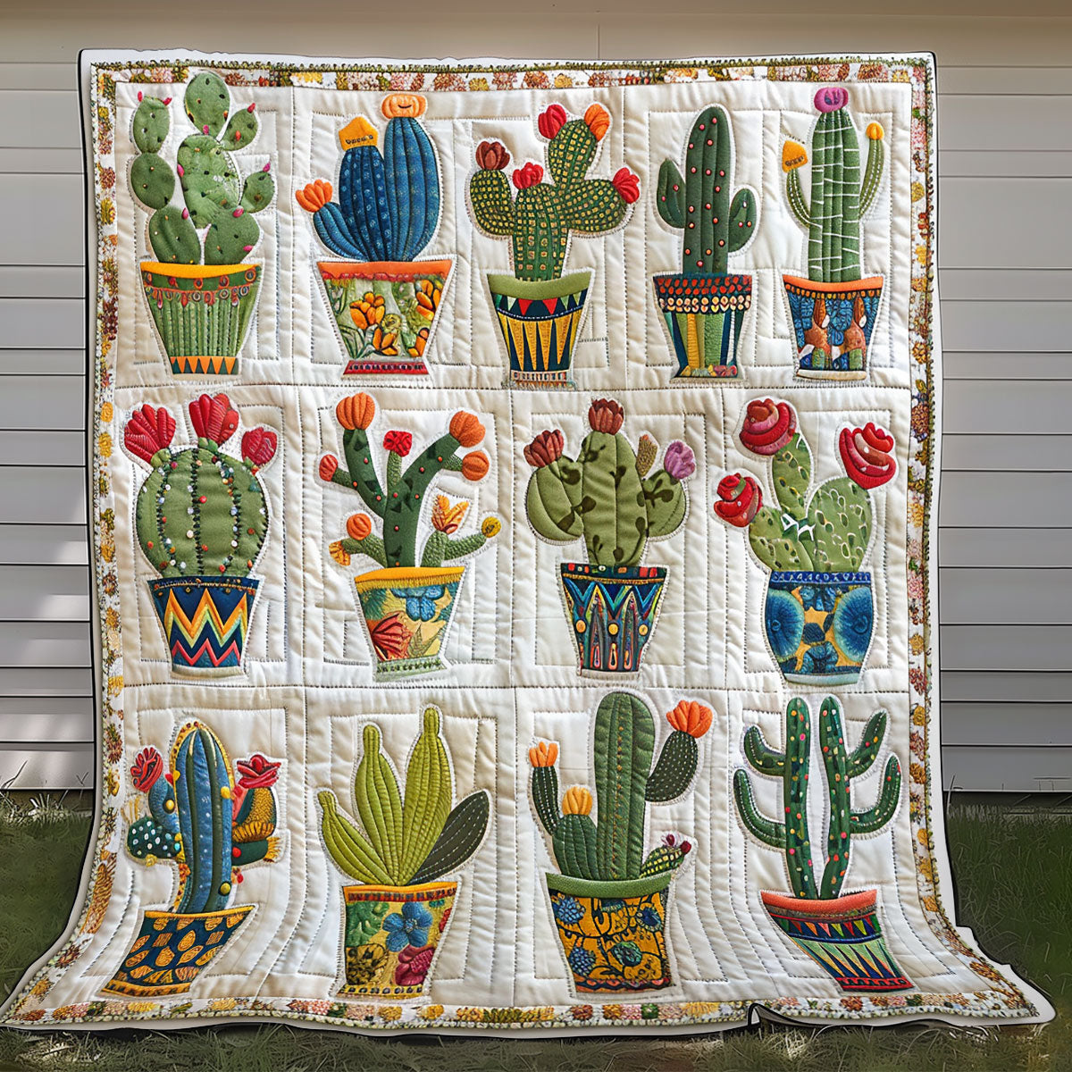 Cacti Delight XR1408007CL Quilt