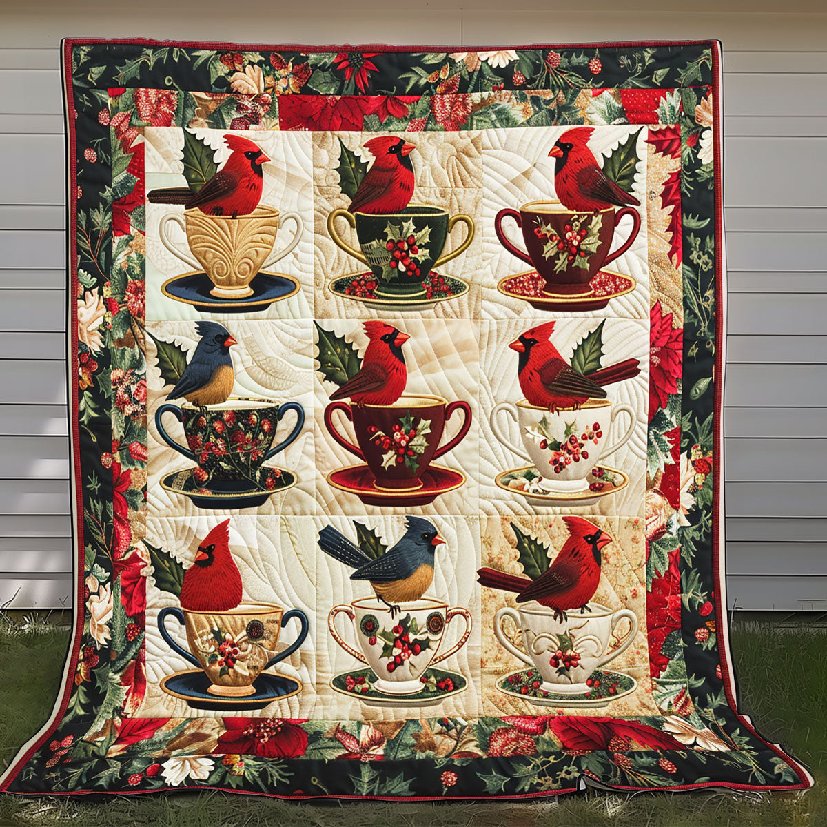 Cardinal Coffee Cup XR2408001CL Quilt
