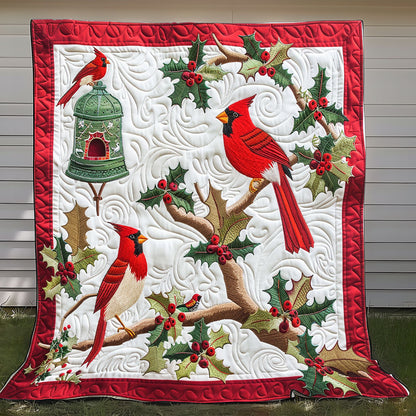 Cardinals Love Christmas XR1008036CL Quilt