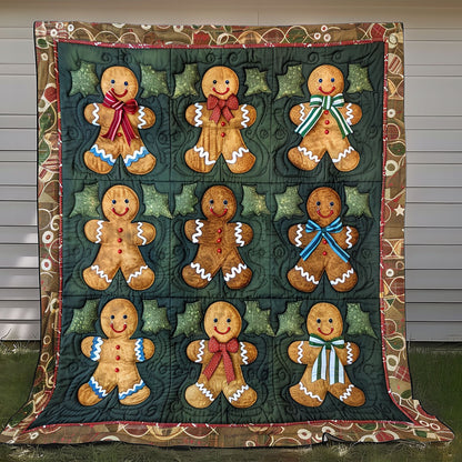 Christmas Gingerbreads XR2008007CL Quilt