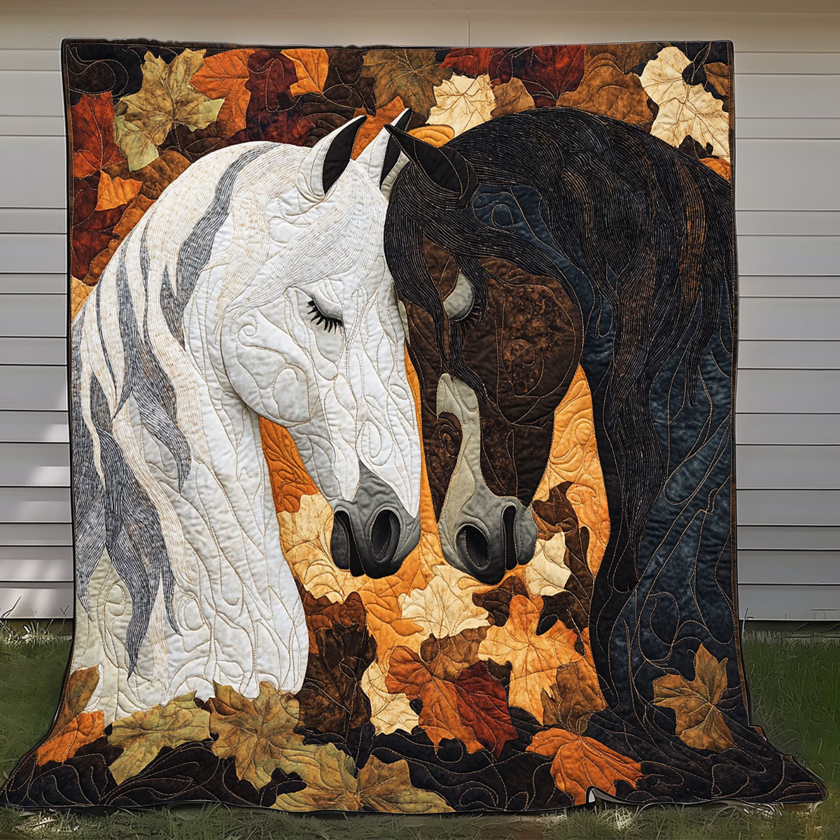 Couple Horse XR0808037CL Quilt