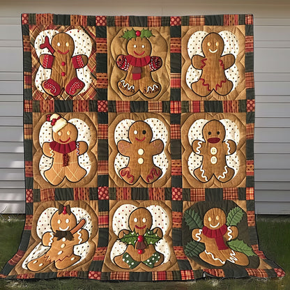 Cute Gingerbread Men XR2008003CL Quilt