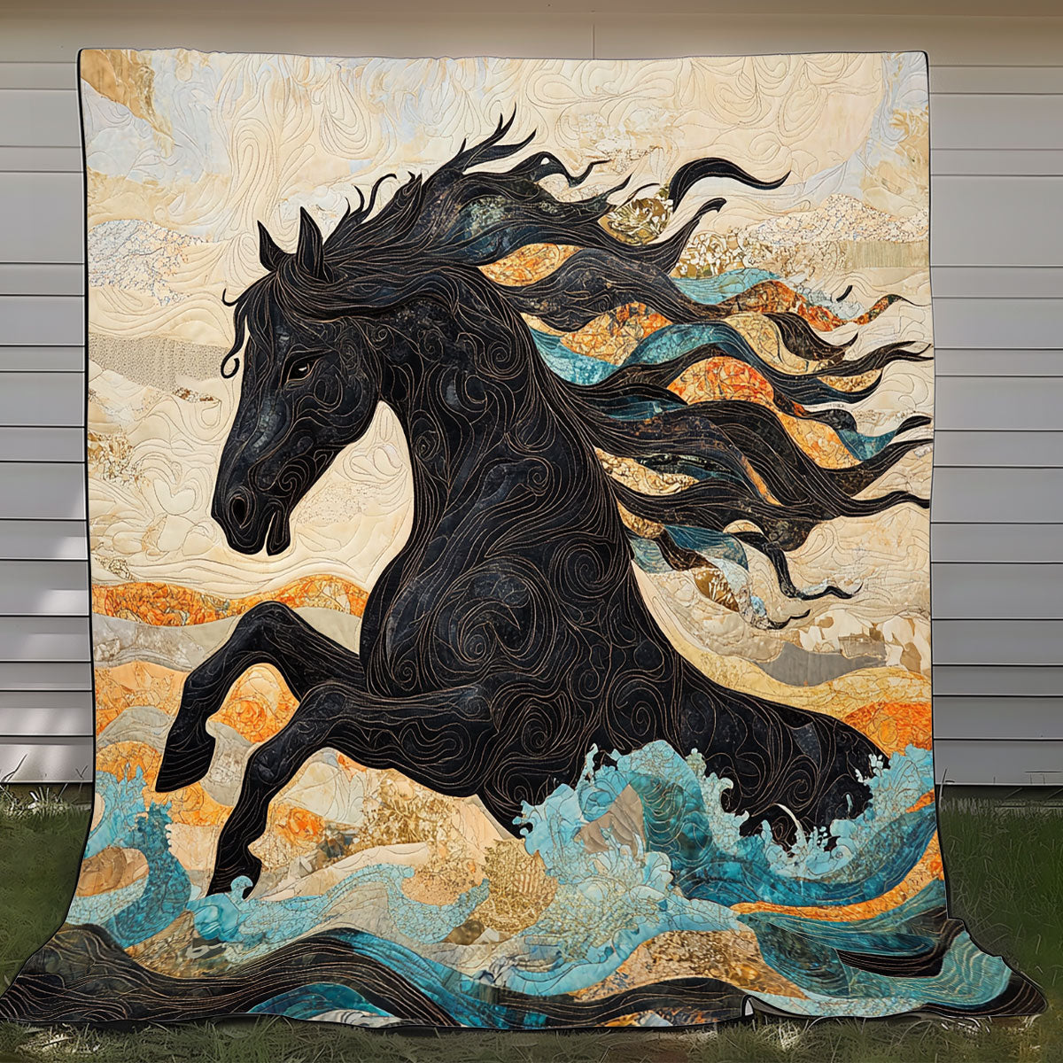 Dynamic Horse XR0808040CL Quilt