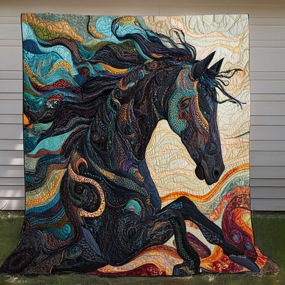 Flowing Mane Horse XR0808034CL Quilt