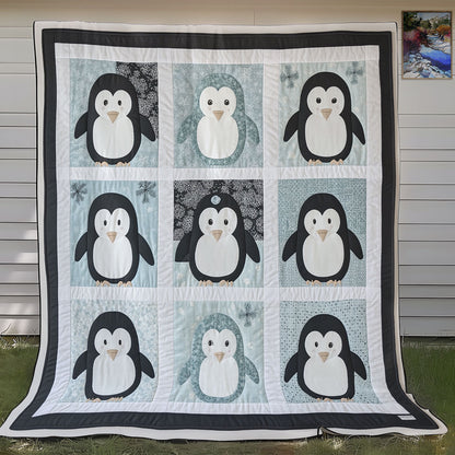 Free Penguins XR0508030CL Quilt