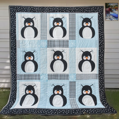 Funny Penguins XR0508029CL Quilt