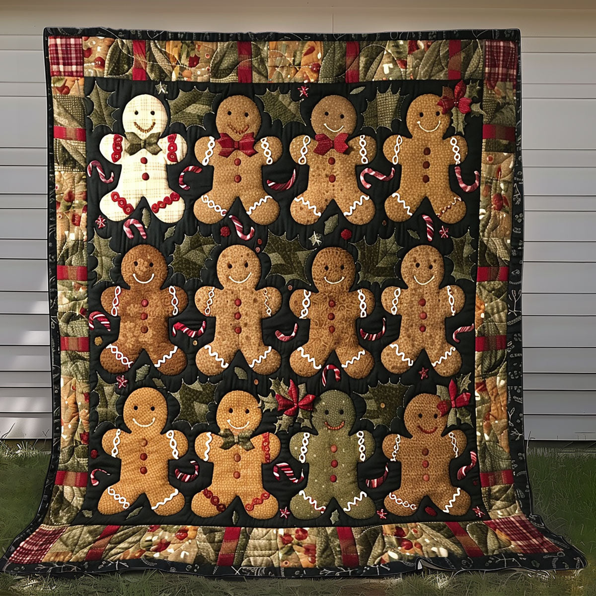 Gingerbread Men XR2008010CL Quilt