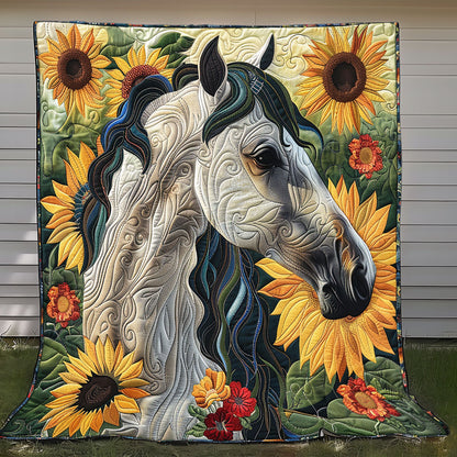 Golden Horizon Horse XR1008034CL Quilt