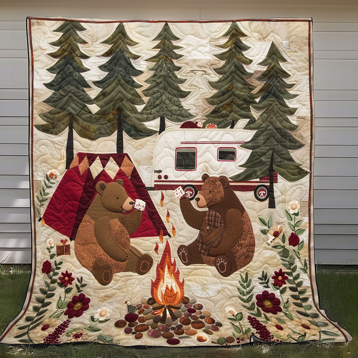 Happy Camping Night XR2208017CL Quilt